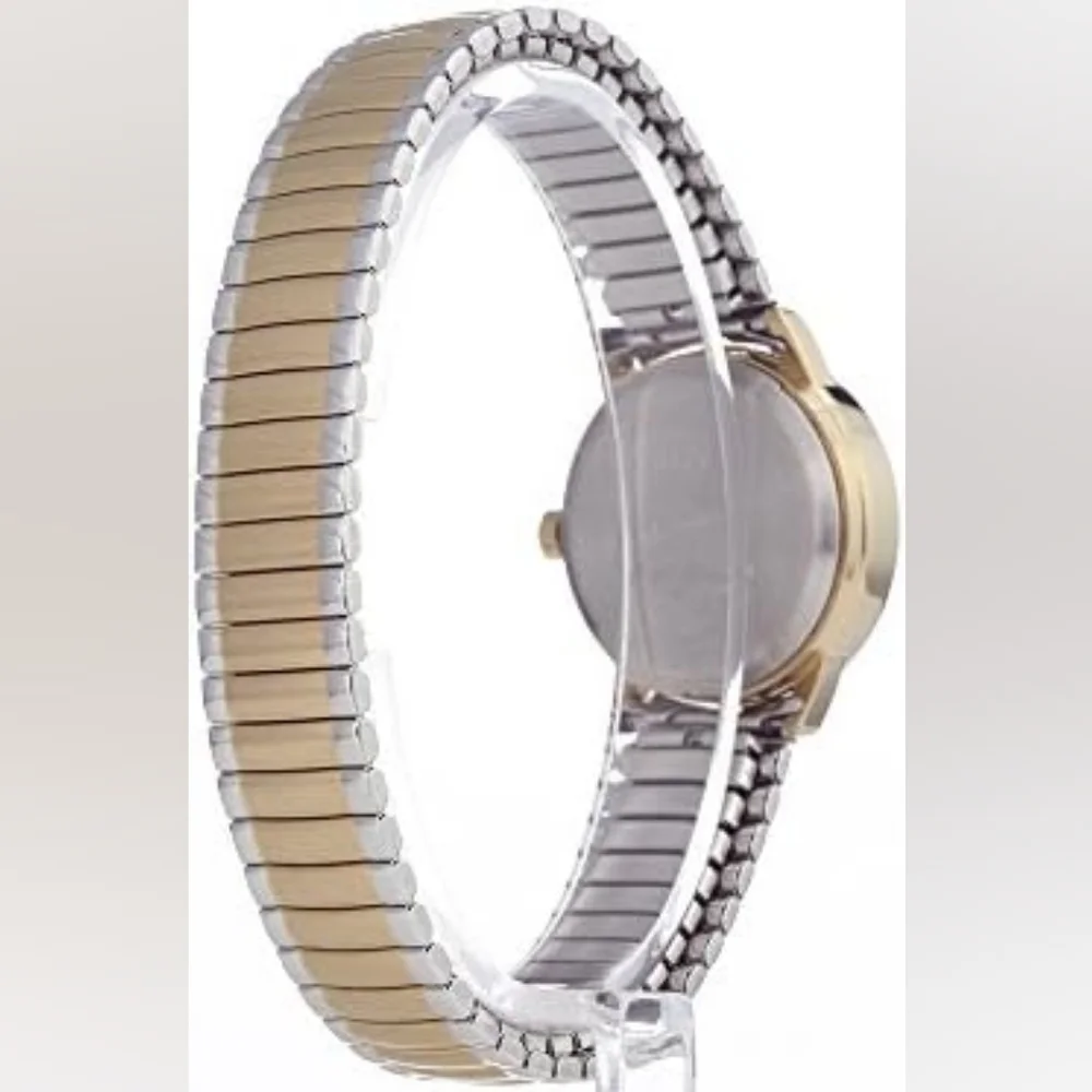Timex Easy Reader Indiglo 25mm Bracelet Ladies Watch Two-Tone Gold Silver Expand